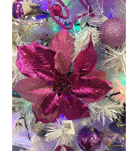 PINK POINSETTIA PICK 